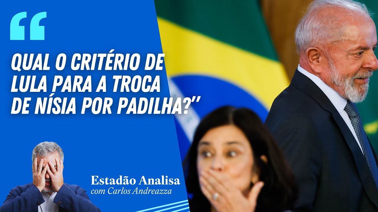 "Troca de Nísia por Padilha confunde sobre critério de Lula para troca de ministros", diz Andreazza