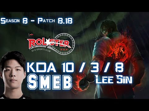 KT Smeb LEE SIN vs GRAGAS Jungle - Patch 8.18 KR Ranked