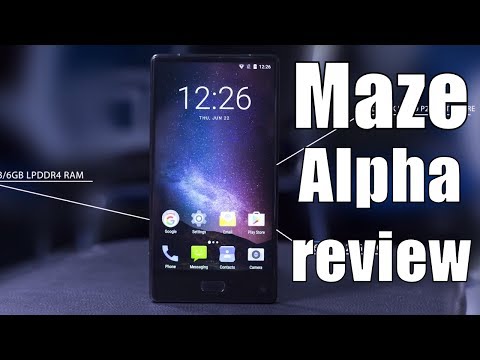 Maze Alpha Review and Hands-on: Bezel-Less Smartphone (Official video)