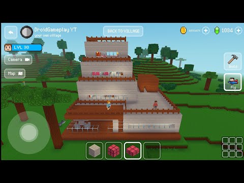 Old Furnished House - Block Craft 3d: Building Game