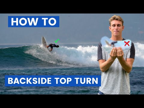 LEARN TO SURF | Backside Top Turns