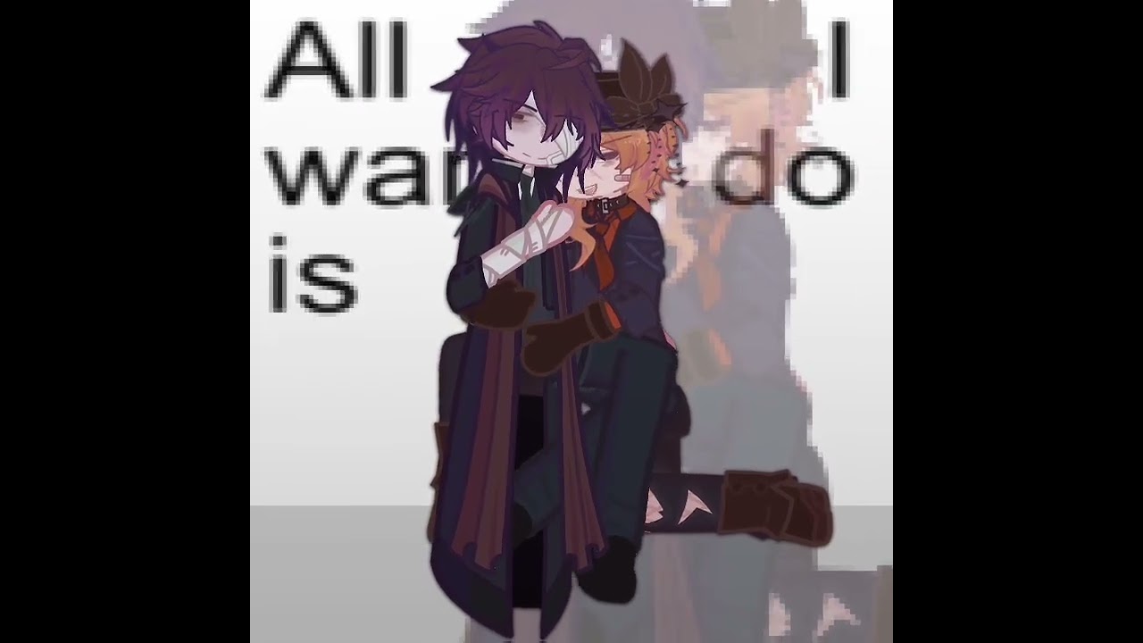 Well… he’s protecting what’s his! 👌🙂‍↕️ #bsd #skk #gacha #gl2 #dazai #chuuya