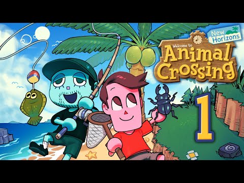 SuperMega Plays ANIMAL CROSSING NEW HORIZONS - EP 1: Meat Time