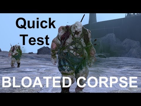 Quick Test - Bloated Corpse