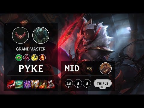 Pyke Mid vs Viktor - BR Grandmaster Patch 12.2