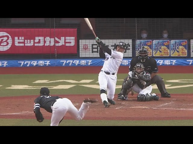 【3回裏】マリーンズ・マーティン 反撃の第23号ソロホームラン!! 2020/9/26 M-H