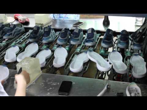 Making of sport shoes