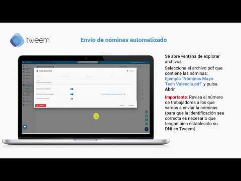 Admin del portal del empleado Tweem. ¿Cómo envío las nóminas con un click a todos los trabajadores?