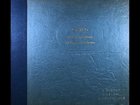 Grieg    CONCERTO IN A MINOR   played by   WILHELM BACHAUS