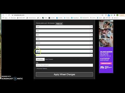 Wheel Decide Tutorial