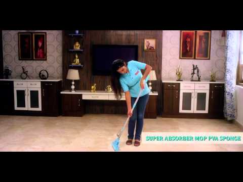 Super absorber pva sponge mop hindi