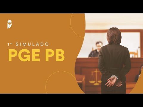 1° Simulado PGE PB: Correção