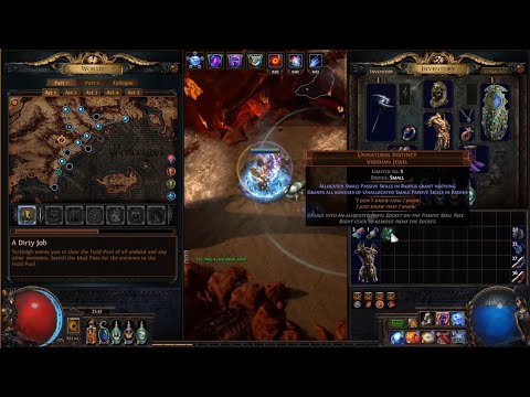 [3.5] Unnatural Instinct Drops Lava Lake T15 Map - Storm Brand Elementalist