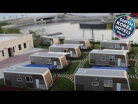 Siheung Wave Park Caravan | Siheung-si, South Korea | Hotel Review 🛏️