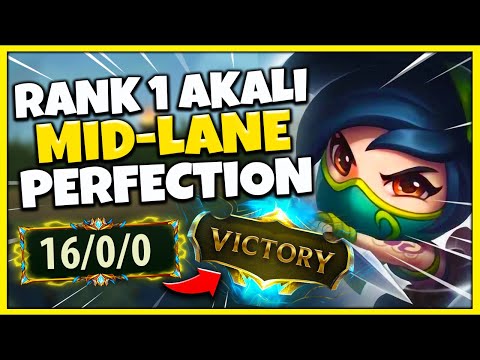 #1 AKALI WORLD I LITERALLY COULD NOT BE STOPPED (PERFECT MID-LANE MAYHEM) - League of Legends