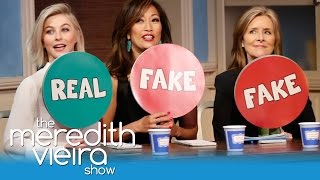 Julianne Hough And Carrie Ann Inaba Play "Spot A Fake!" | The Meredith Vieira Show