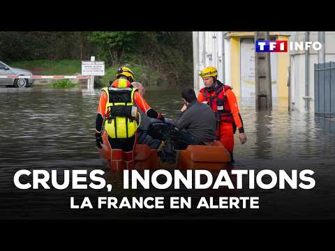 Crues, inondations : la France en alerte ｜TF1 INFO