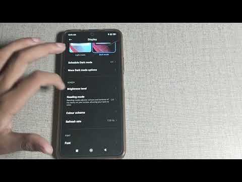how to enable reading mode in Xiaomi 12 Pro 5g