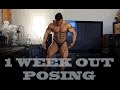 1 WEEK OUT - POSING PRACTISE - MIKA NYYSSÖLÄ