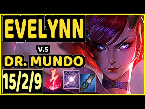 METAPHOR (EVELYNN) vs DR. MUNDO - 15/2/9 KDA JUNGLE CHALLENGER GAMEPLAY - NA
