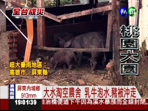 一夜驟降300毫米 桃園200處淹水