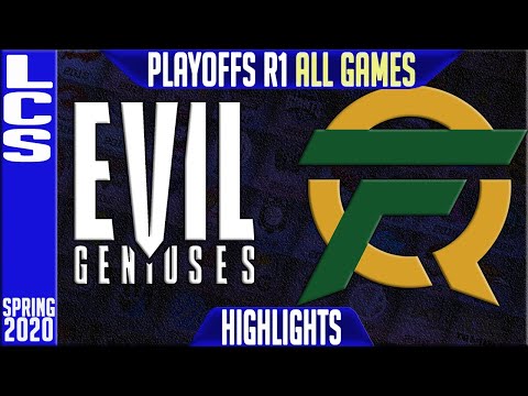 EG vs FLY Highlights ALL GAMES | LCS Spring 2020 Playoffs Round 1 | Evil Geniuses vs FlyQuest