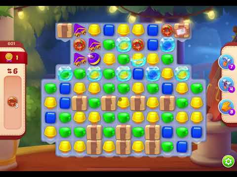 HomeScapes Level 601 no boosters (10 moves)