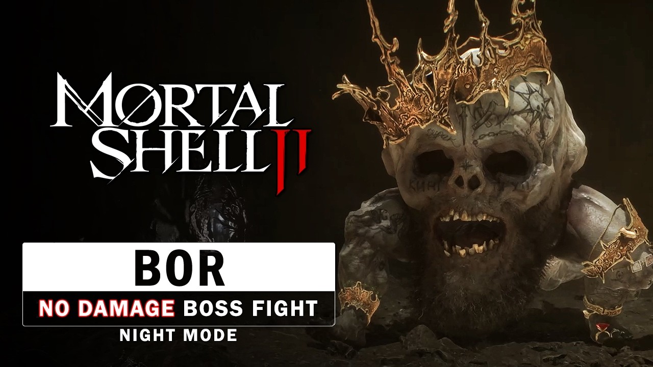 Mortal Shell 2 - Bor, the Deluded Monarch Boss Fight (No Damage / Night Mode)
