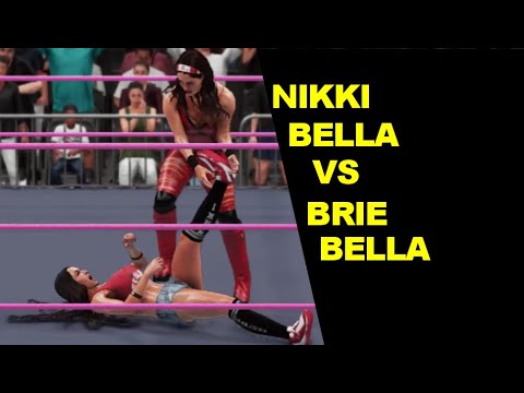 WWE 2K18 Nikki Bella vs Brie Bella - Knockout Match