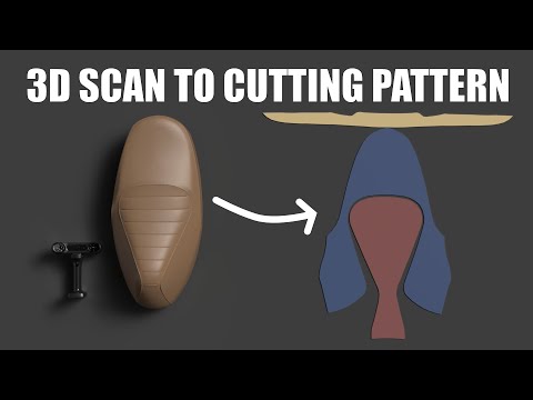 From 3D Scan to Cutting Pattern - A Step-by-Step Guide for Upholstery