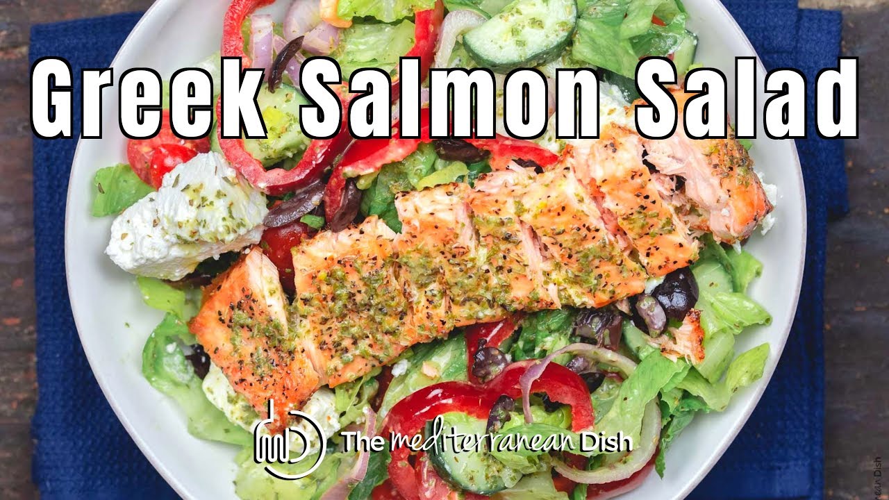 Greek Salmon Salad Recipe from The Mediterranean Dish