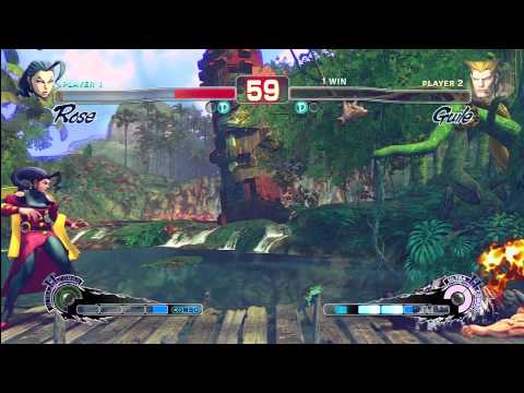 Arcade Con SSF4 AE tournament- Sairus (Rose) vs DooM (guile Deejay)