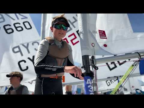 Race day 2 video highlights - 2023 ILCA 6 Youth Europeans