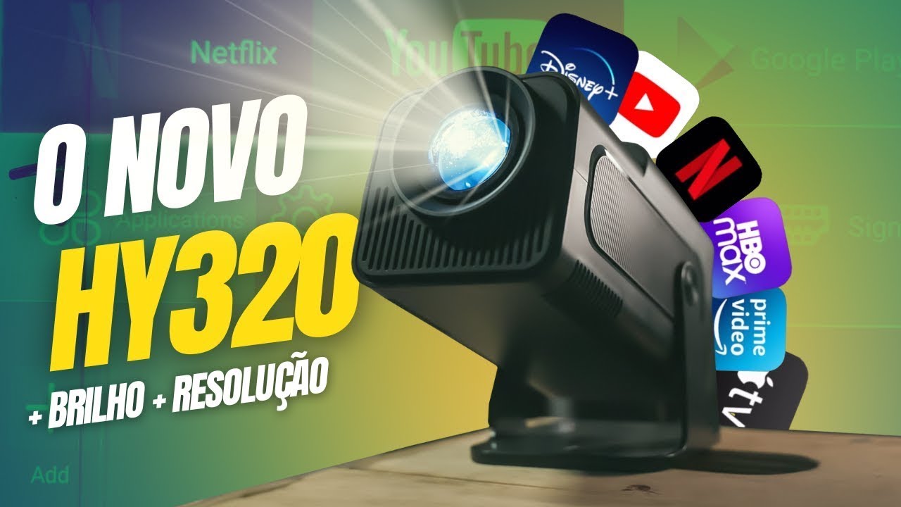 Bom e Barato! Projetor HY320 MAGCUBIC é Full HD e Android TV com o melhor custo-benefício