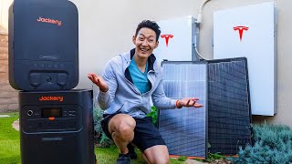 Is Tesla Powerwall the ONLY option? (Jackery Solar Generator 5000 Plus)