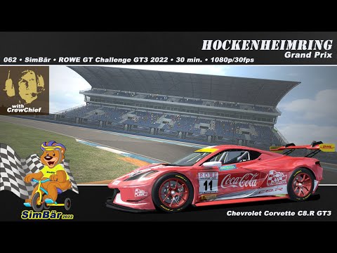 GTR2 062 • Hockenheimring - GP • ROWE GT Challenge GT3 • 30min. • TripleScreen: 1080p/30FPS