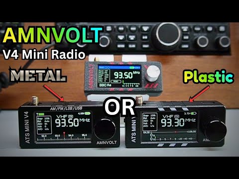 New AMNVOLT V4 Si4732. Metal verses Plastic version. What's the difference ?