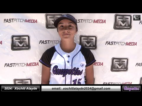 2024 Xóchitl Atayde  4.17 GPA Pitcher, Outfielder, Lefty Hitter Softball Skills Video - Ca Grapettes
