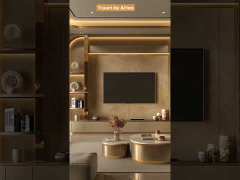 Tv unit Design | Home Decor | Interior Design | 2025 Tv Design | #tvstand #wpclouvers #home #10m #cr