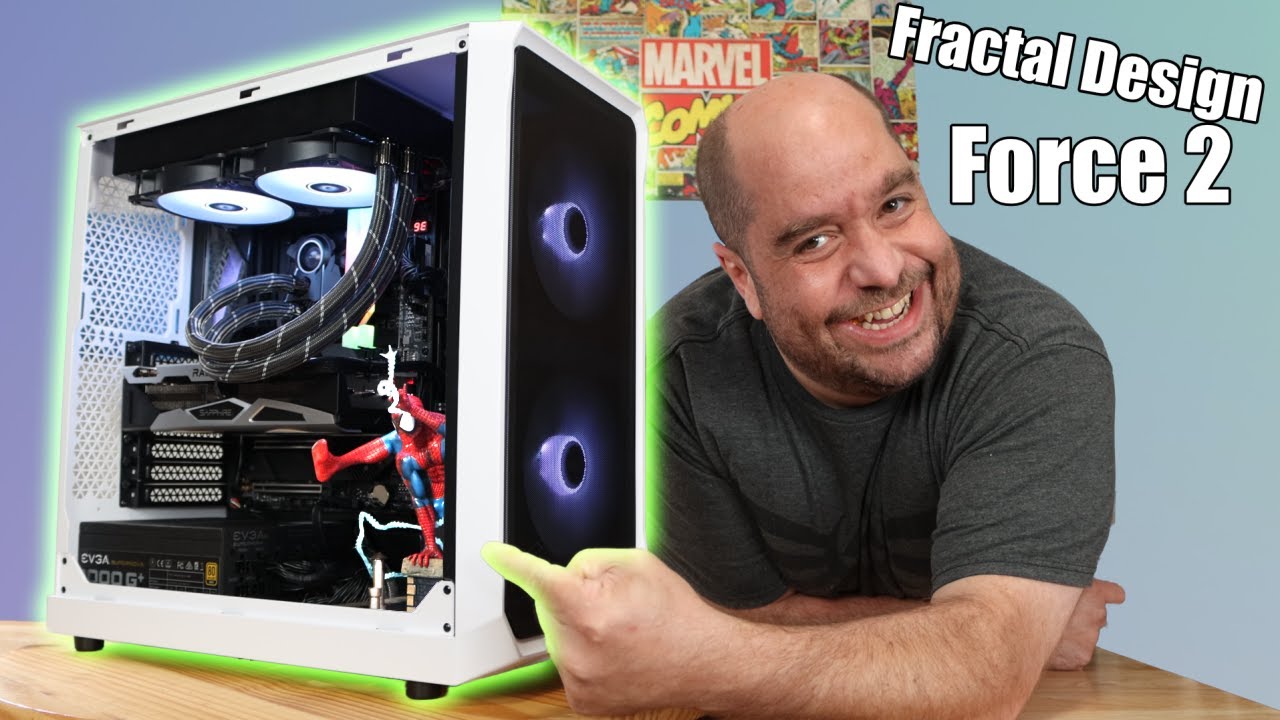 Fractal Design Focus 2 RGB Black Mid Tower Tempered Glass PC Case