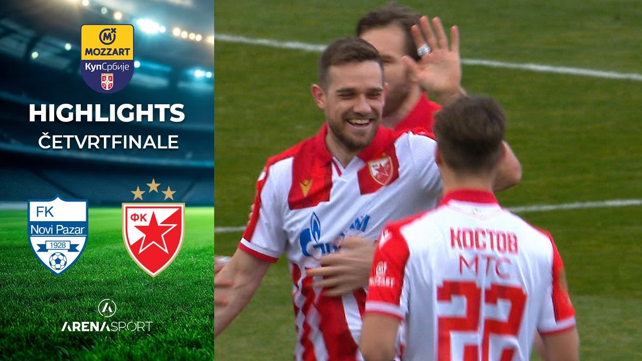FK Novi Pazar vs FK Crvena zvezda Highlights