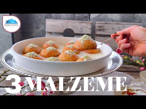 ONLY 3 INGREDIENTS ‼️ Delicious dessert with only 3 ingredients - quick, easy and delicious