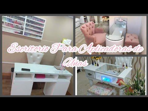 ❤️IDEAS PARA APLICADORAS DE UÑAS DECORA TU AREA DE TRABAJO🌸👌 /muebles para aplicadoras de uñas.