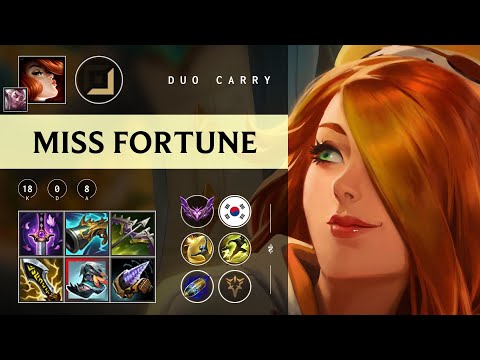 Miss Fortune ADC vs Ashe - KR Master Patch 25.24