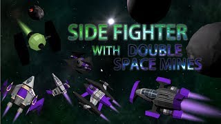 SIDE FIGHTER WITH DOUBLE HEAVY MINES!! [Starblast.io TEAM MODE 11]