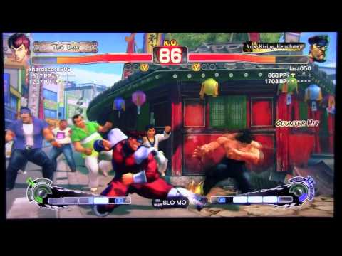 SSF4 LARA050 RANKED MATCH 35 VS FEI LONG