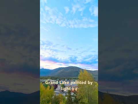 Time lapse sunrise over GrandLake Colorado • Mountain horizon morning views 🥰💋🙌🏼💕🦋