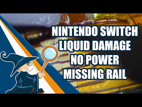 Nintendo Switch: Liquid damage causing no power and missing joy con