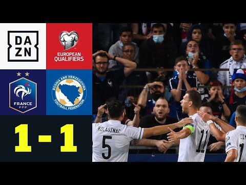 Dzeko trifft. Kounde fliegt: Frankreich - Bosnien-Heregowina 1:1 | UEFA European Qualifiers | DAZN