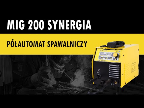Profesjonalny półautomat spawalniczy z funkcją SYNERGIA - MIG 200 SYNERGIA